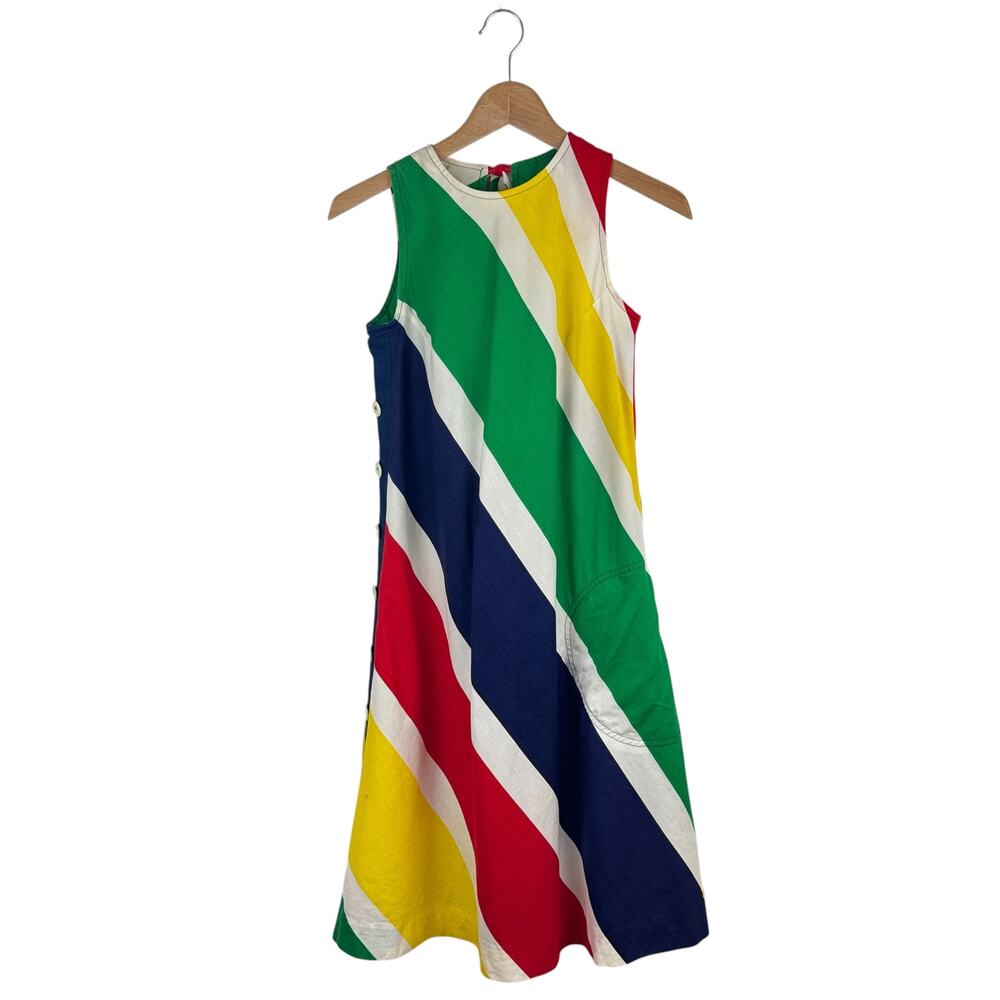 VTG Lanz Originals Rainbow Stripe Dress